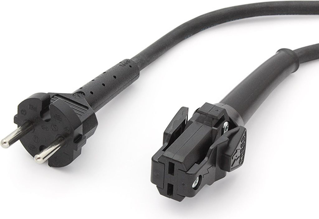 Netzkabel mit Quick-Verschluss - für AMB/Kress Fräsmotoren - 4 Meter HO5RN-F Standard Gummileitung