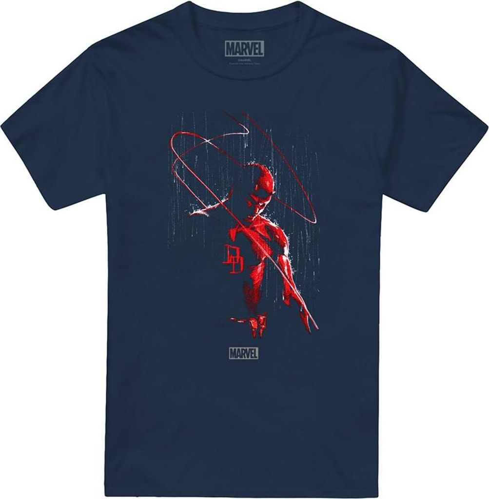 Daredevil - T-Shirt für Herren/Damen Uni TV29118 (3XL) (Marine)