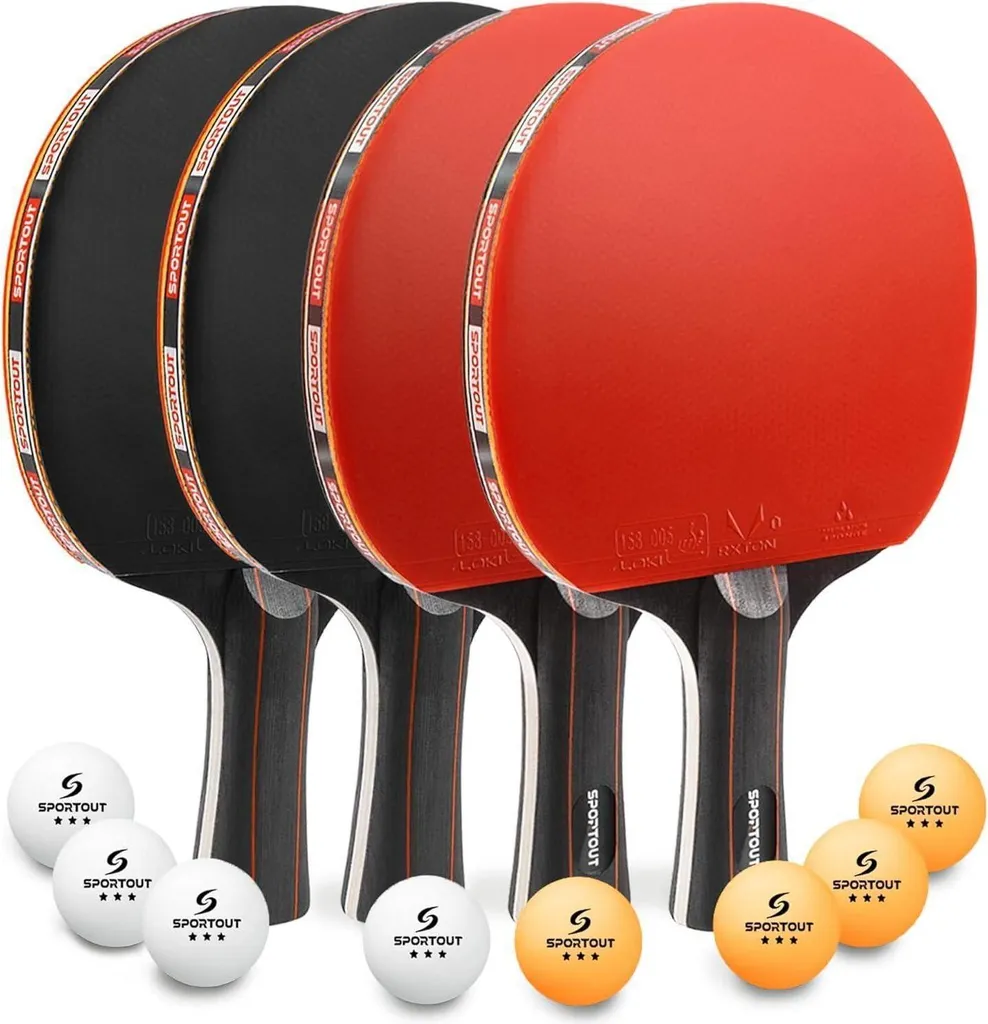 Set de table de ping-pong professionnel pour entraînement et loisirs
