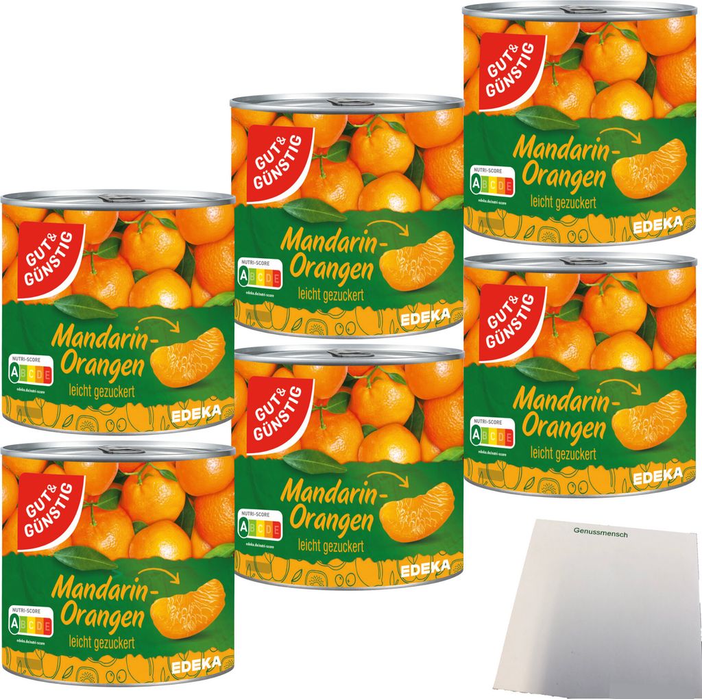 Gut & Günstig Mandarin-Orangen Mandarinen in der Dose Produktbild 