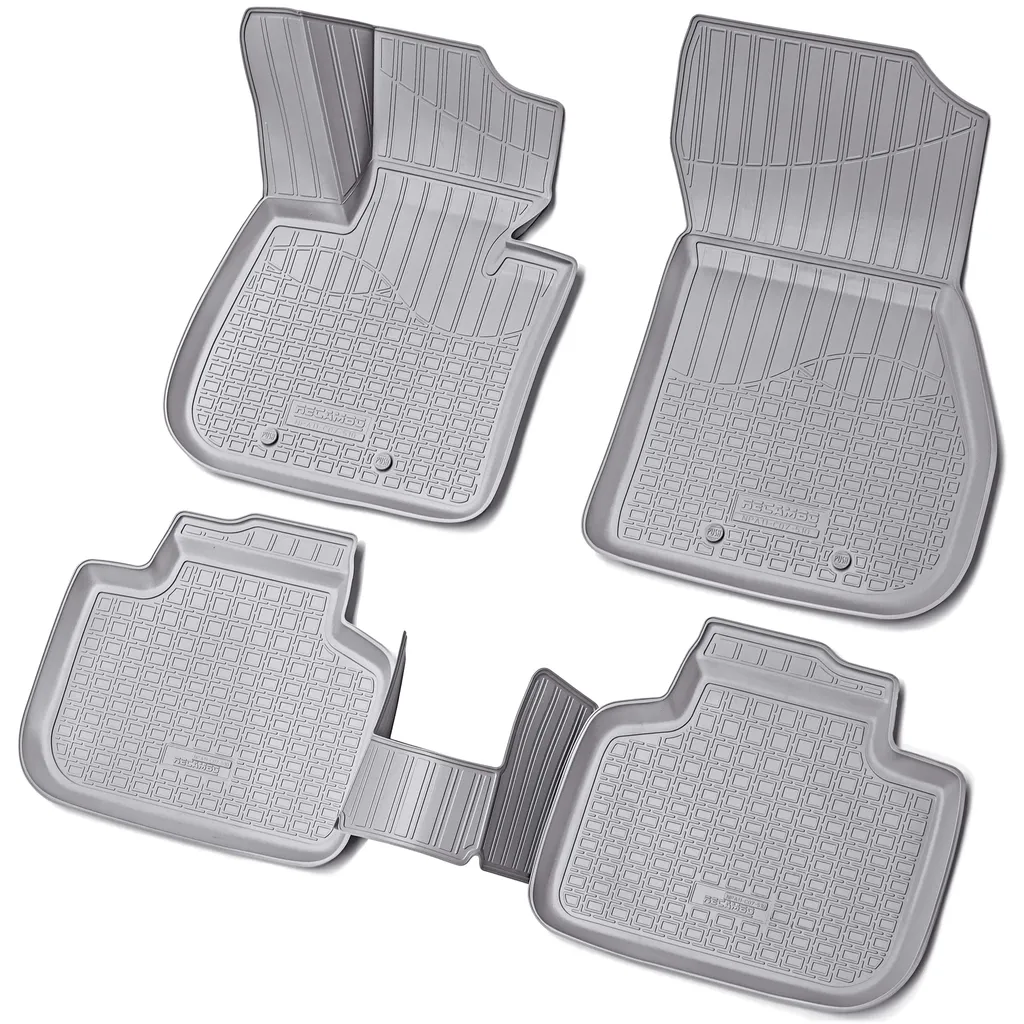 Tappetini Gomma 3D BMW X1 F48 2015+ Grigi | Protezione Su Misura