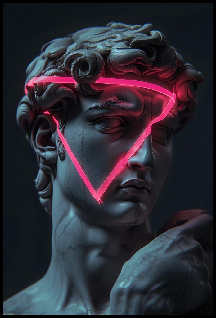 Plakat 68x101cm Neon-Renaissance