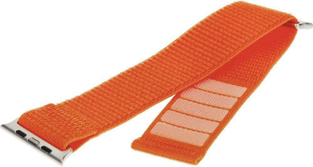 FIXED Fixed | Sporty Strap for Apple Watch Ultra 49mm | 160-210 mm | Watch strap | Orange | Nylon