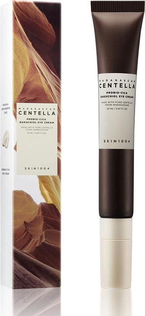 SKIN1004 Madagascar Centella Probio-Cica Bakuchiol Eye Cream 20ml – Vegane Augencreme mit fermentierter Centella, Bakuchiol & Hyaluronsäure für...