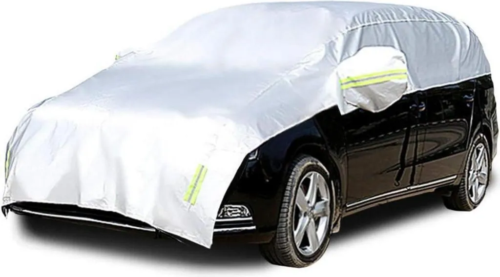 Couverture pare-brise bâche voiture étanche et anti-givre demi-garage