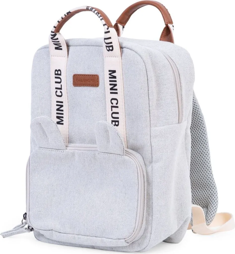 Sac à dos enfant léger et stable Childhome Mini Club Signature Canvas