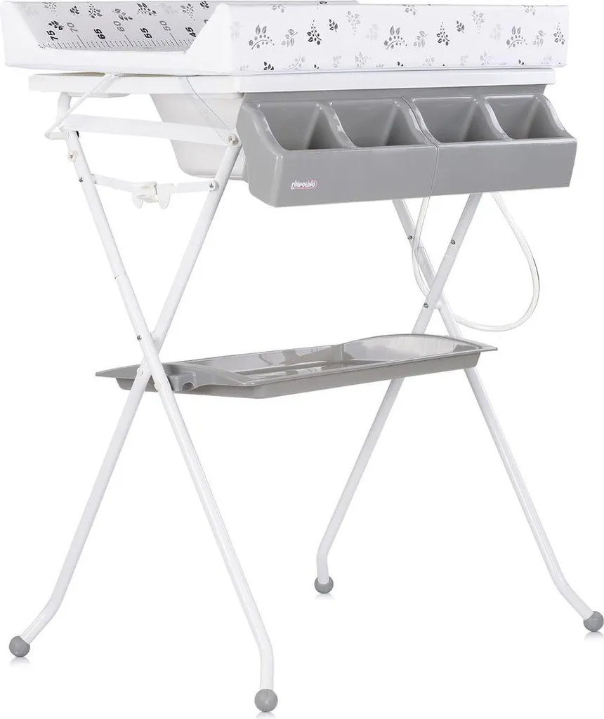 Chipolino Aqua Baignoire bébé et Table à langer 2 en 1 avec Support Gris - 2