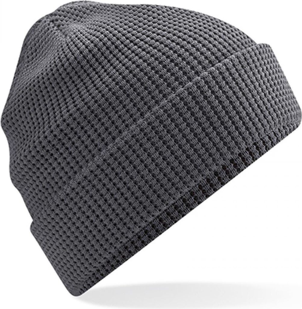 Beechfield B52N | Organic Coton Waffle Beanie - 100% Coton Image du produit 