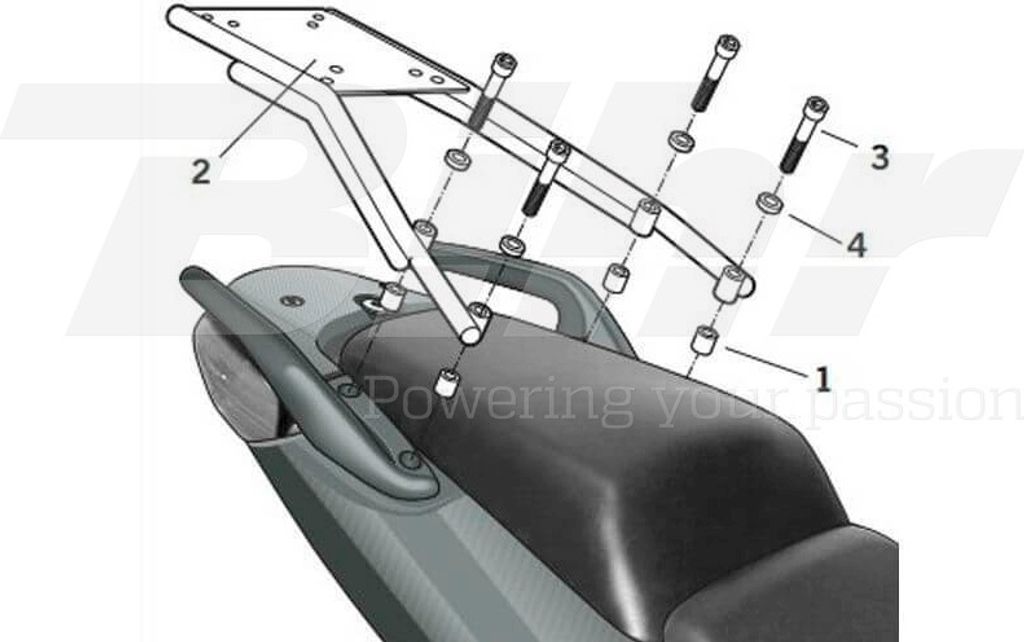 SHAD Top Master montageset - geschikt voor Honda Productafbeelding 