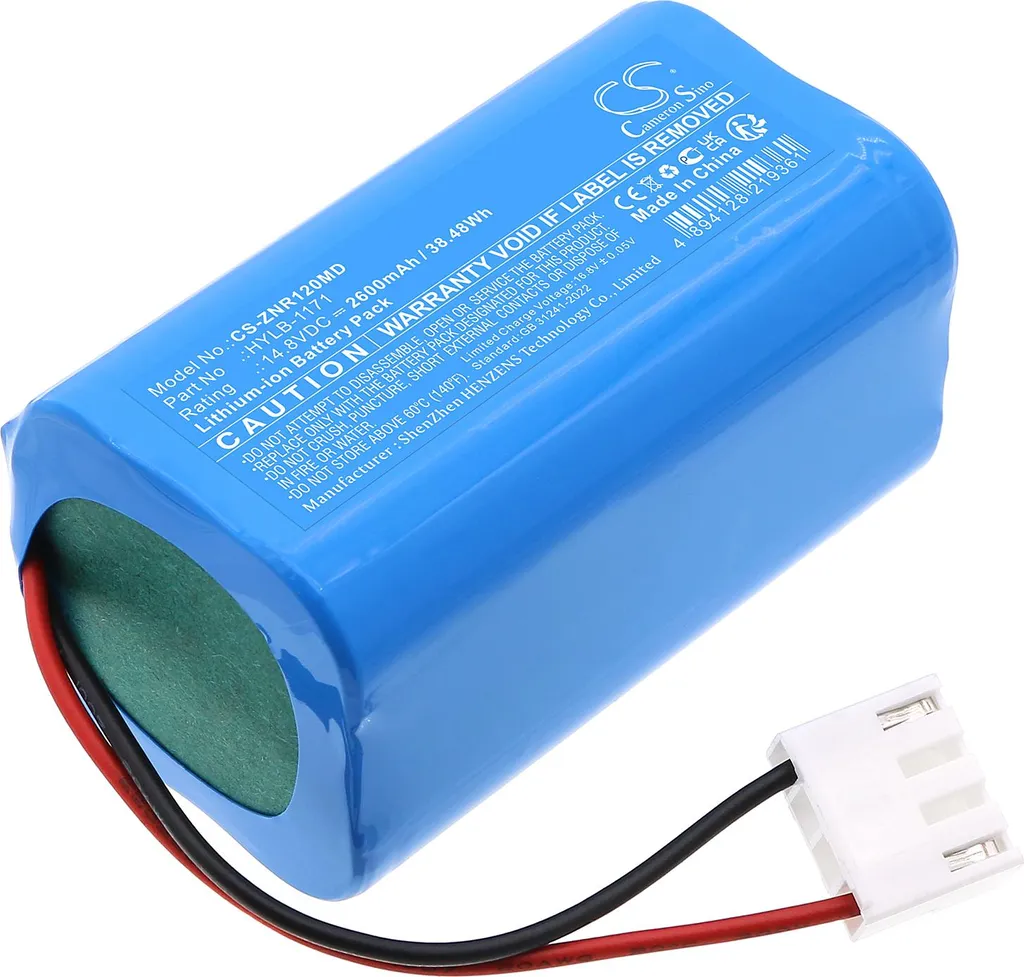 Batterie Haute Capacité HYLB-1171 pour Zoncare ZQ-1206 et ATOM ECG-6A