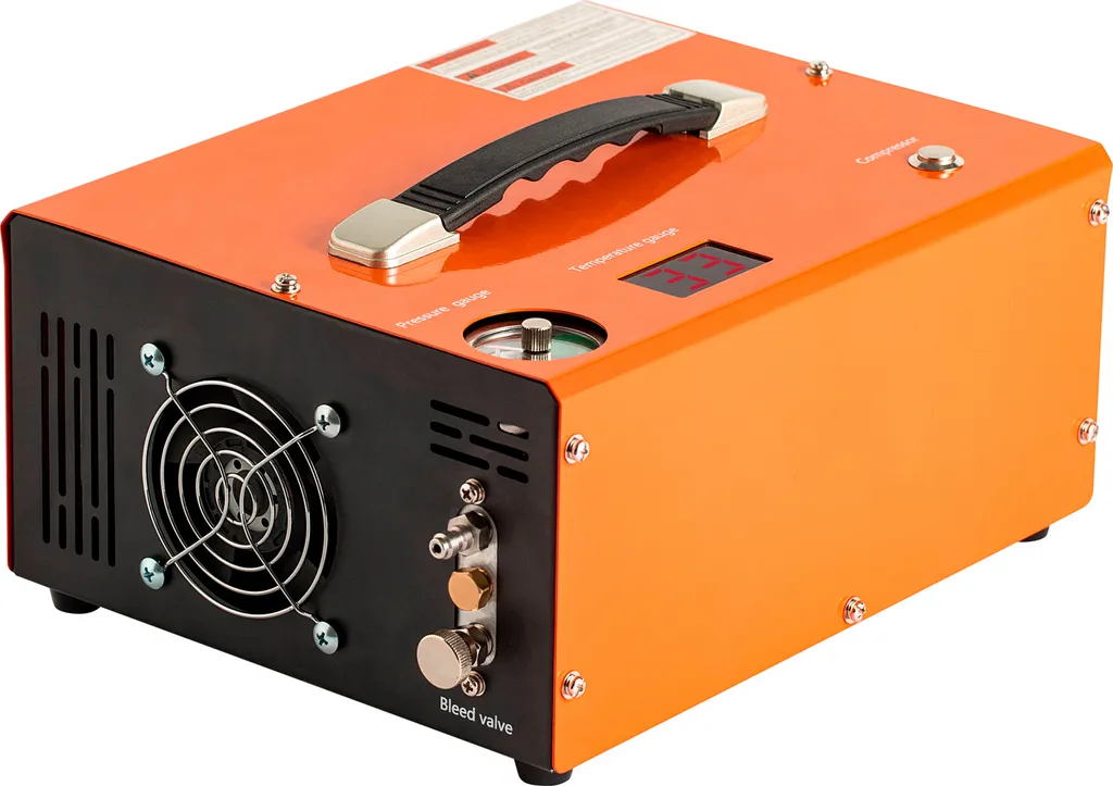 Compresseur PCP Portable pour Remplissage Carabine à Air et Paintball 12V