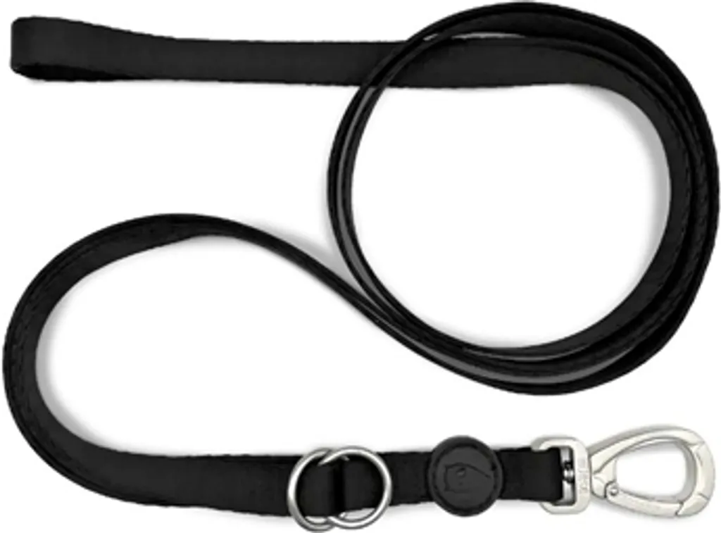 Guinzaglio Morso Multifunzione Nero Riciclato | Eco-Friendly Dog Lead
