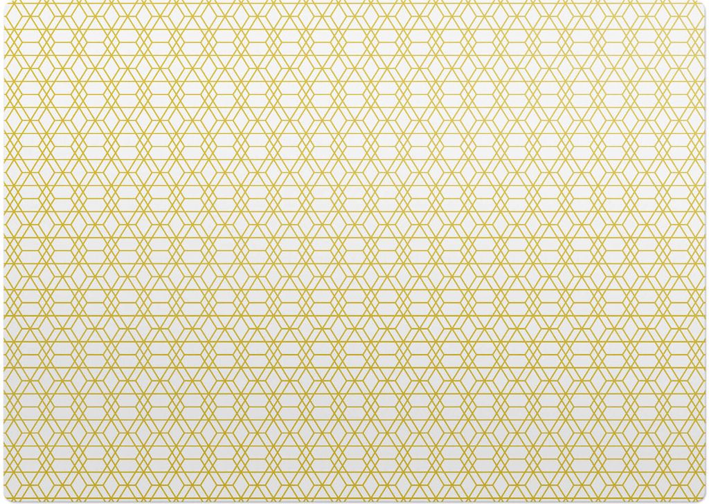 Geometrisches Karomuster – Bodenschutzmatte – Stuhlunterlage 140x100 cm – Rutschfest – Hartbodenmatte