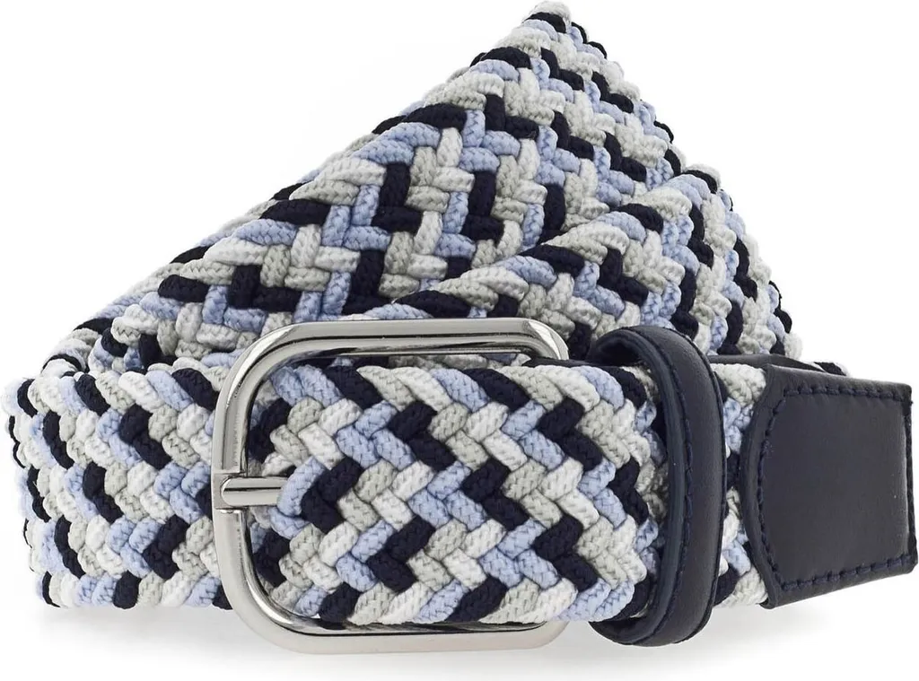 Vanzetti Cintura Intrecciata Donna W110 Lightblue White | Acquista Online