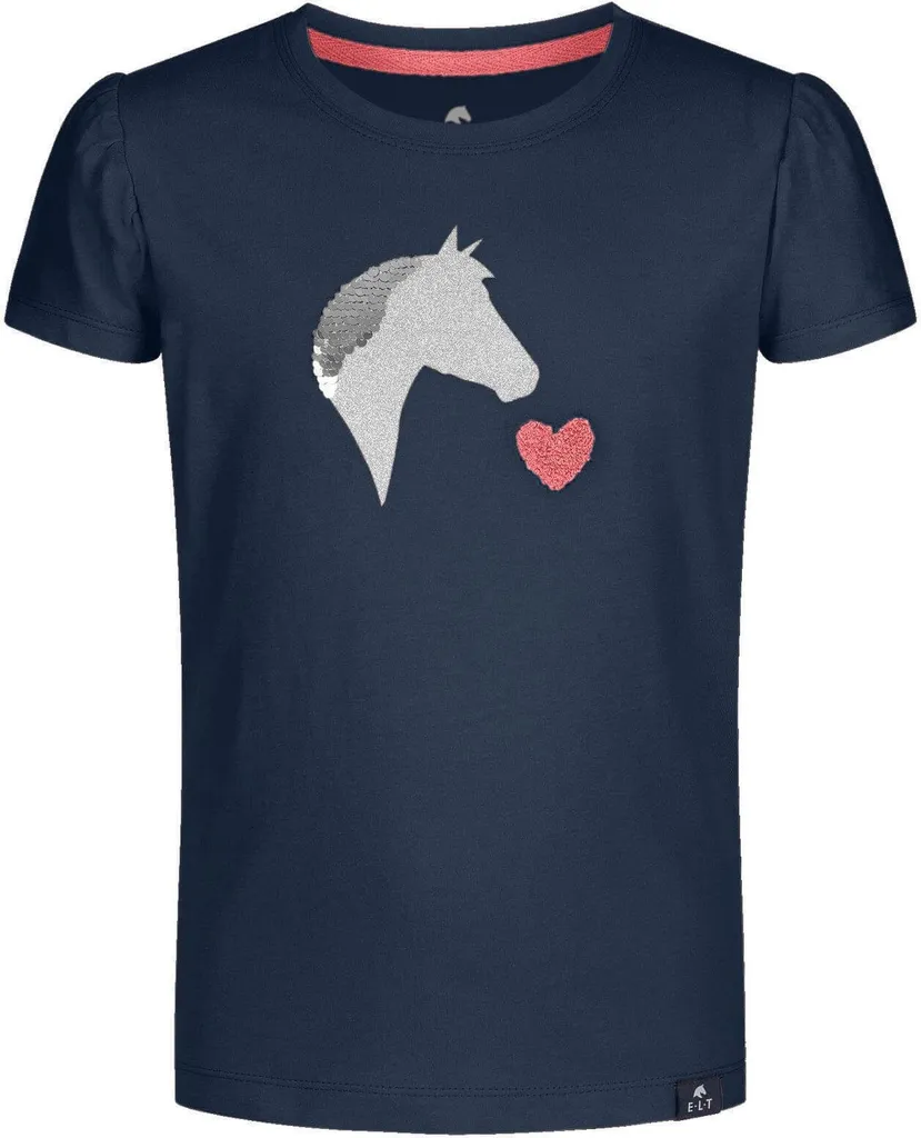 T-shirt sport enfant confortable bleu nuit Lucky Lily Waldhausen 116