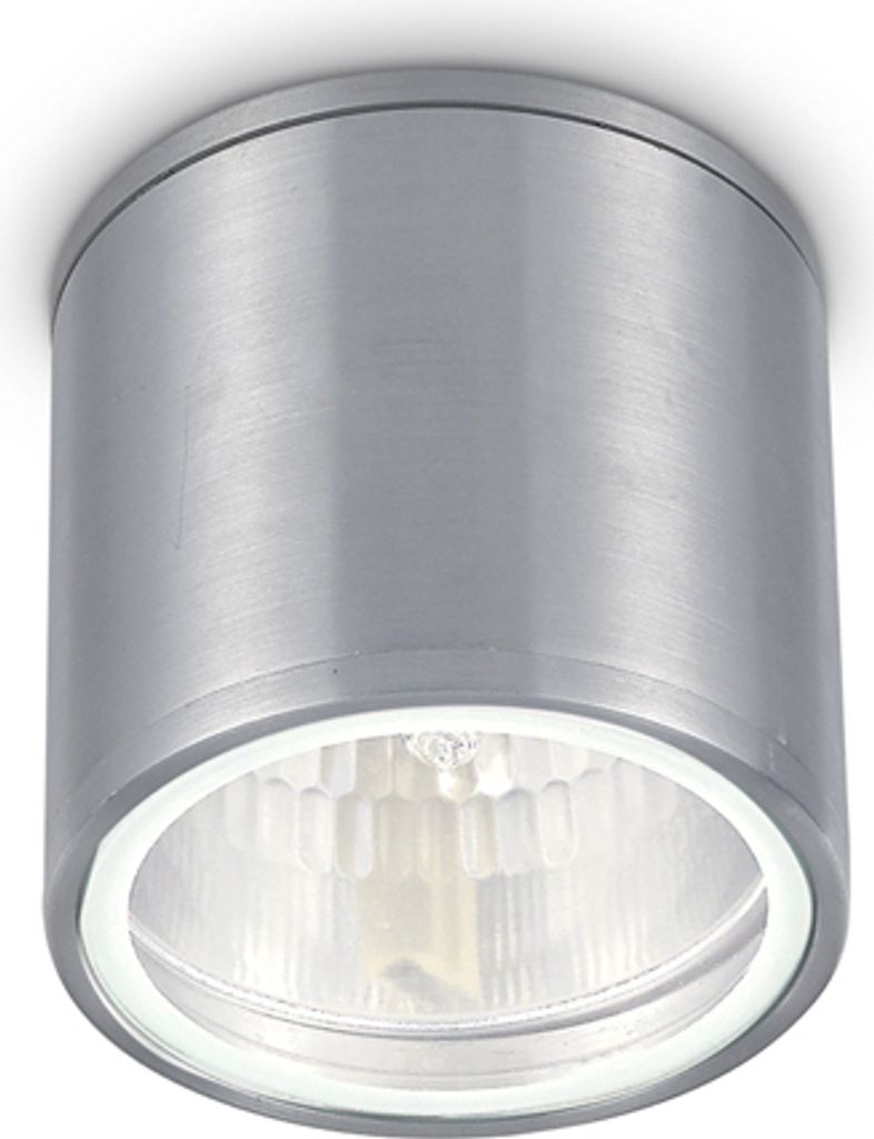 Moderne Deckenleuchte Gun Aluminium Chrom 1 Licht Gu10 Produktbild 