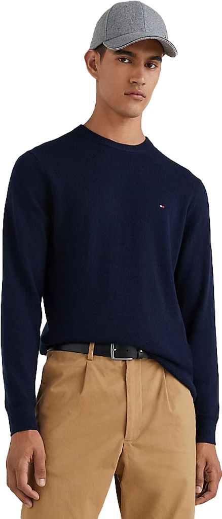 Tommy Hilfiger Pullover navy Rundhalsausschnitt