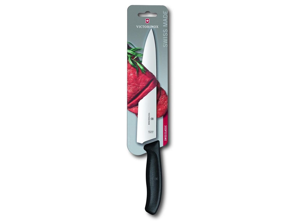 Victorinox V-6.80 03.22B Swiss Classic Tranchiermesser, schwarz (V-6.80 03.22B)