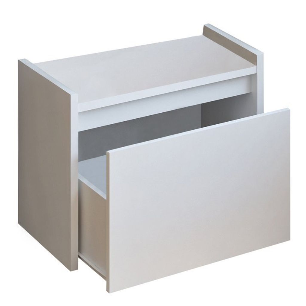 Kondela Bank zu Vorhalle mit Stauraum Berge - Weiß