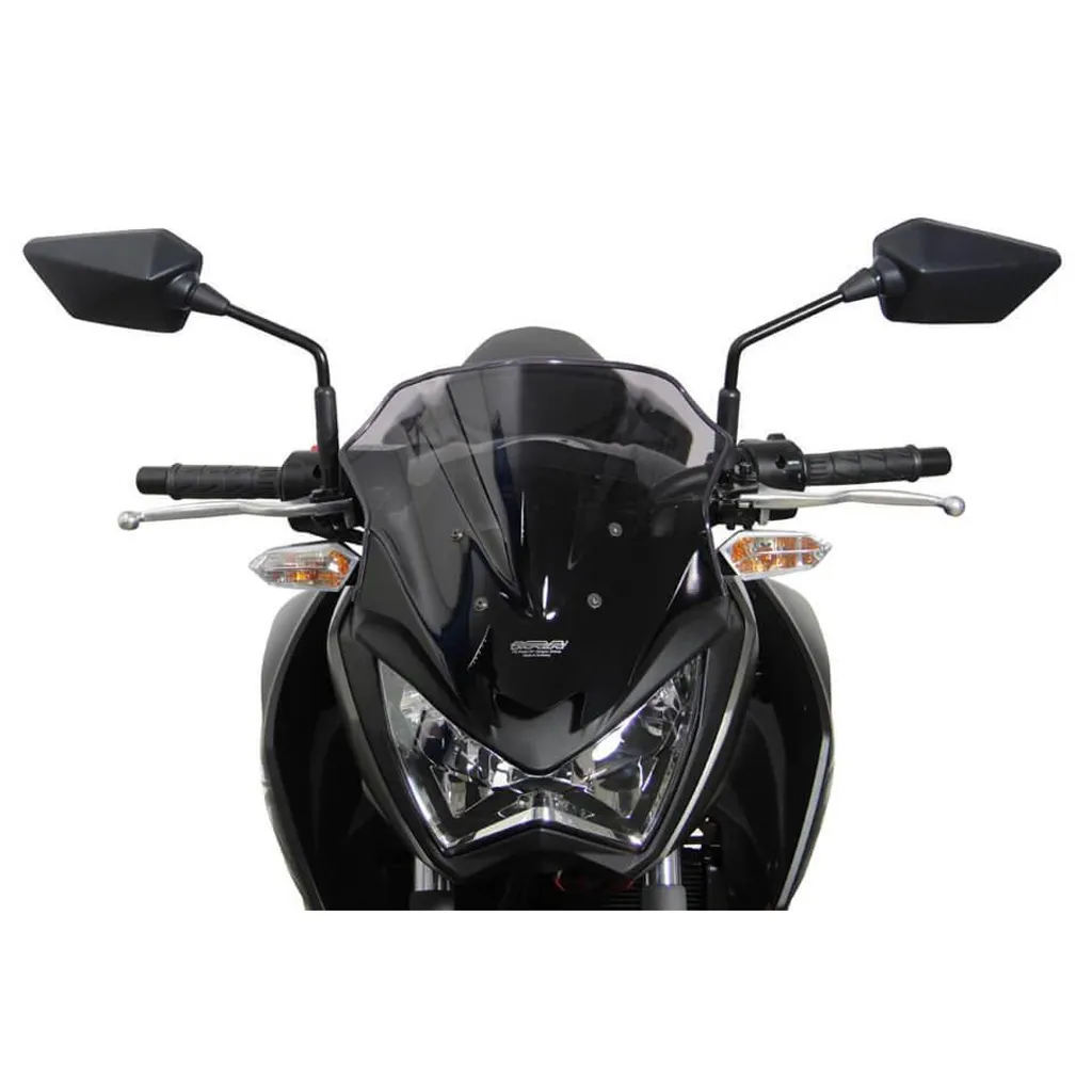 Bulle Racing MRA Type R pour Kawasaki Z250 et Z300 2013-2015 Gris Fumé