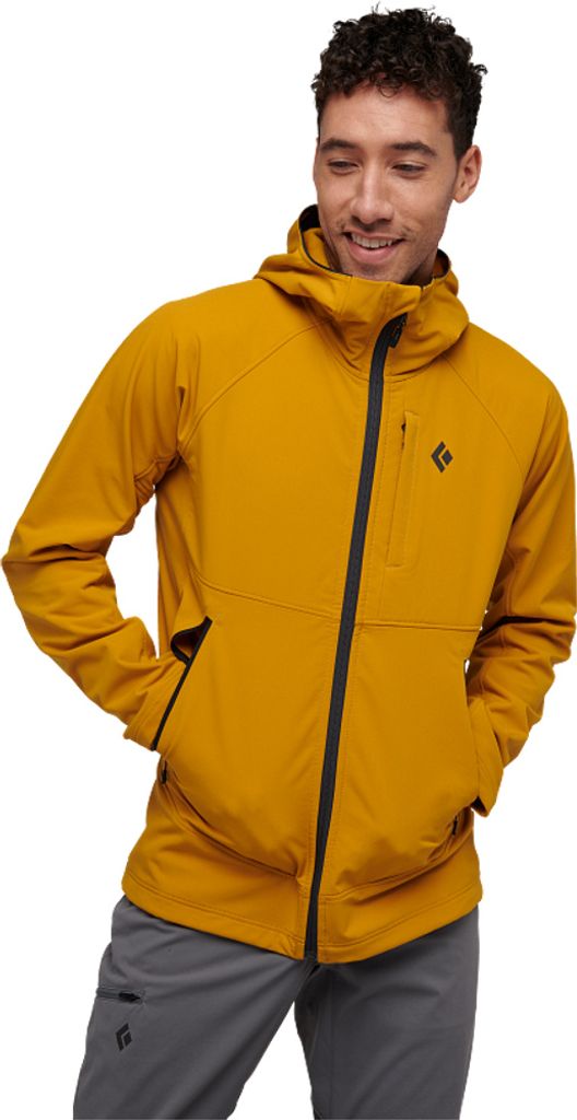 M Element Hoody, Amber, S, Men, Men's Outerwear Top, Black Diamond