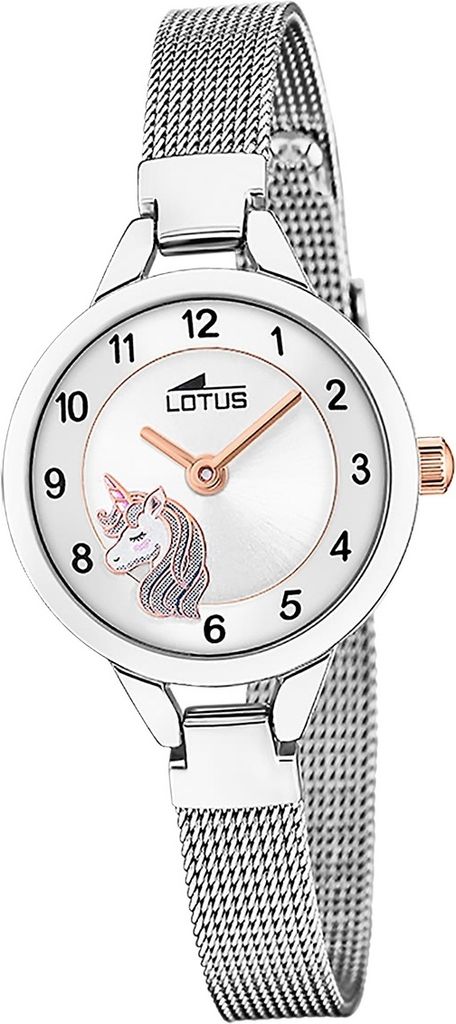 Lotus Edelstahl Jugend Kinder Uhr Armbanduhr silber Elegant Classic D2UL18862/2