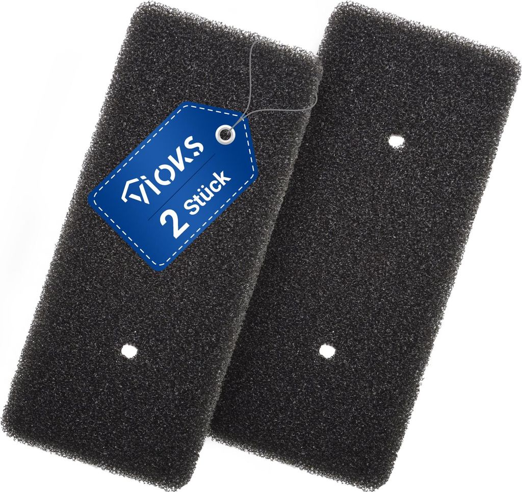 Schaumfilter 2x passend wie Samsung DC62-00376A Sockelfilter 225x100mm für Trockner