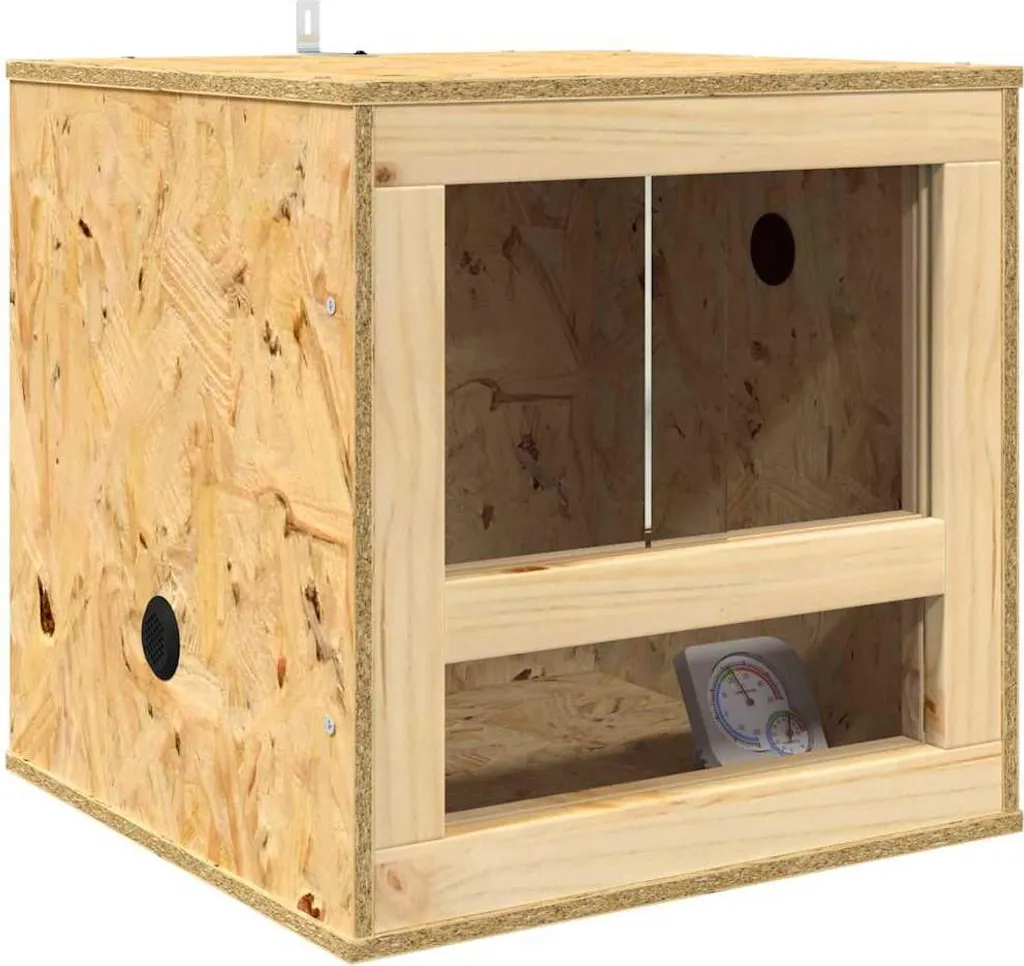 Kit Terrario vidaXL OSB 40x40x40 - Base Perfetta per Custom Habitat