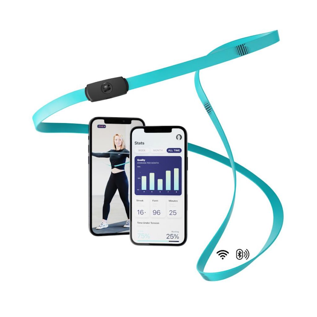 STRAFFR Sport Fitness Band mit App medium