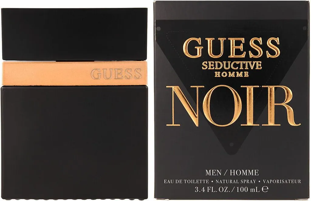 Guess Seductive Noir Homme 100 ml - Eau de Toilette aux Notes de Vanille