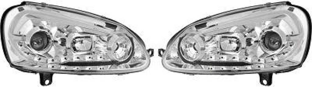 Scheinwerfer Set Hauptscheinwerfersatz für VW Golf V Schrägheck (1K1) Golf V Variant (1K5) Jetta Mk5 (1K)