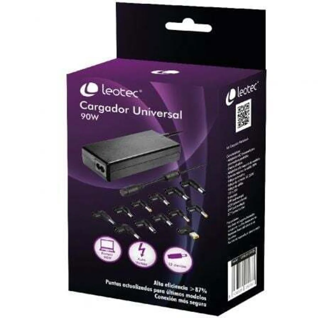 Adaptateur Secteur Universel 90W pour Ordinateur Portable avec 12 Embouts
