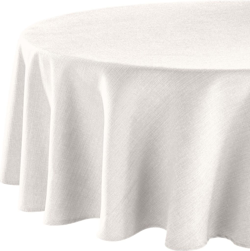 Erwin Müller Tischdecke Krefeld" creme rund: 170 cm Ø"