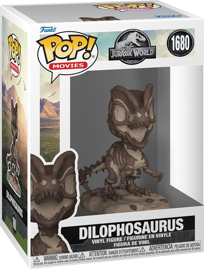 Jurassic World - Dilophosaurus 1680 - Funko Pop! Produktbild 