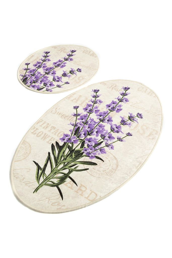 Mijolnir, Lavender Djt, Badematten, Mehrfarbig, Polyester, Produktbild 