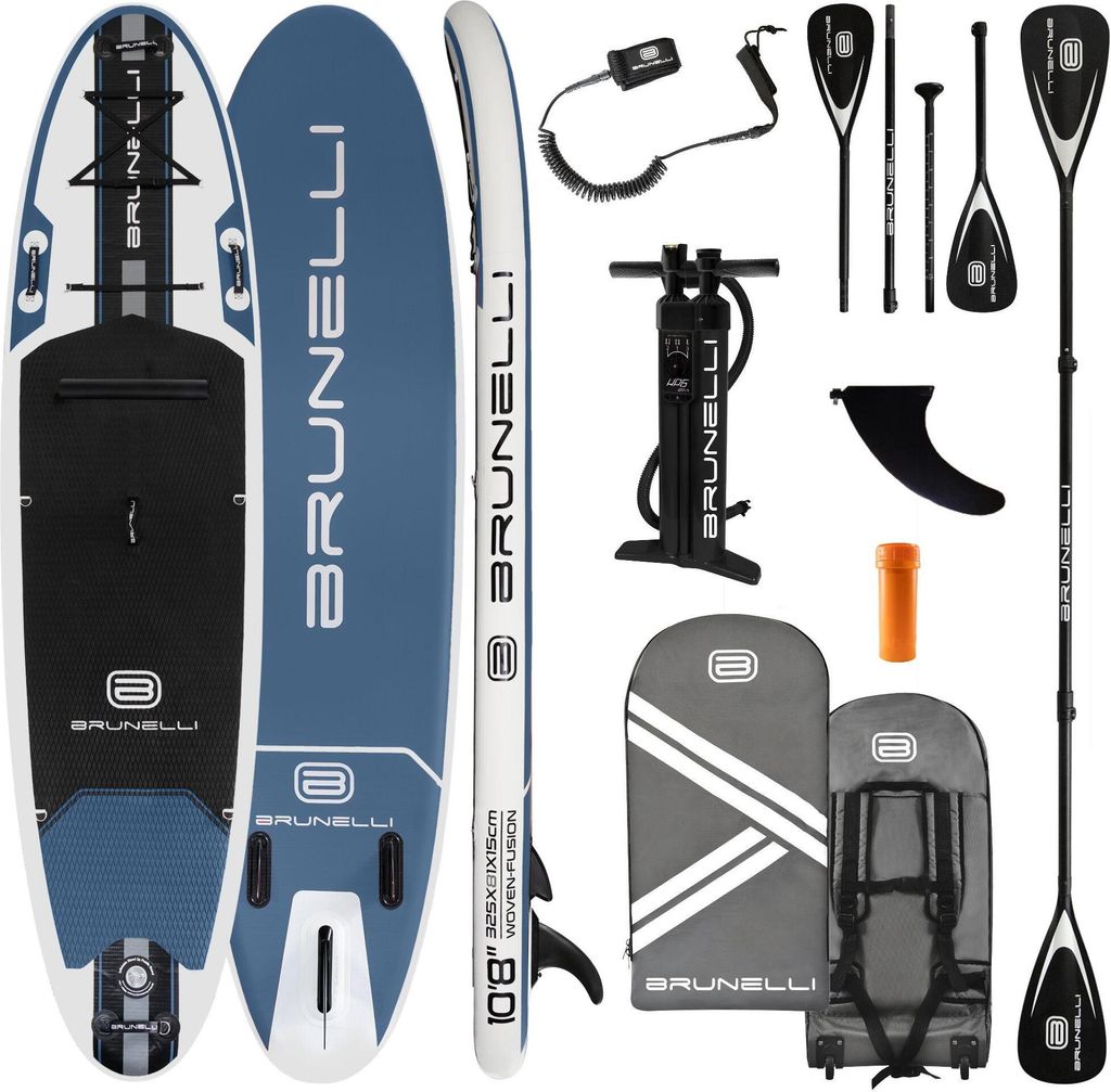 BRUNELLI 10.8 Woven X Fusion Double Layer iSUP Board aufblasbar Stand Up Paddle iSUP