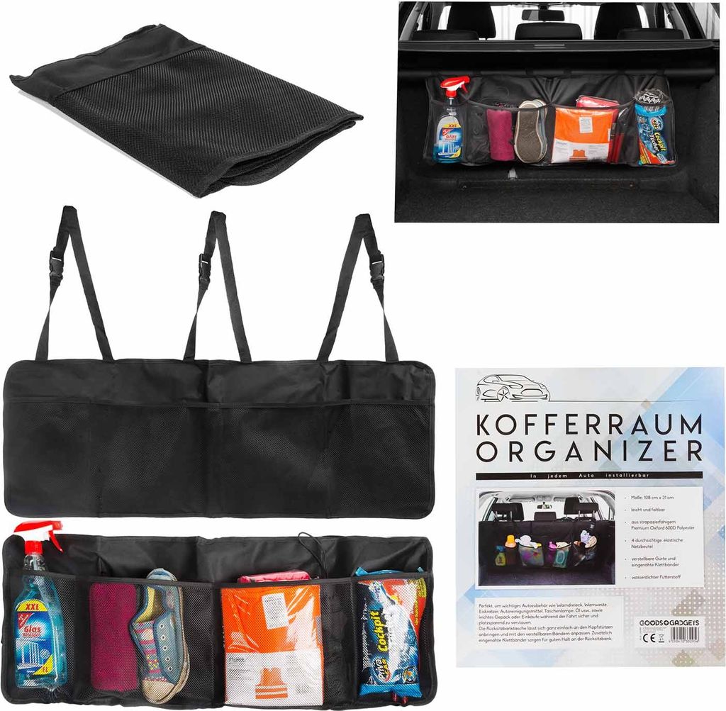 Kofferraum Organizer Auto faltbar – Robuste Produktbild 
