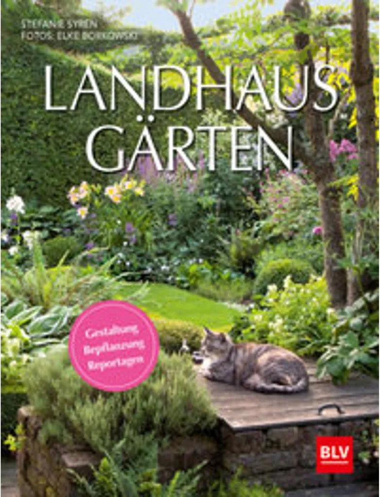 Livre Landhaus-Gärten : Design extérieur et paysagisme naturel de luxe