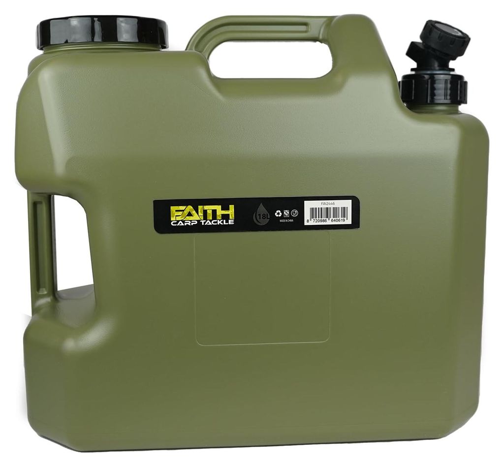 Faith Carp Tackle Tanica per Acqua con Rubinetto - 18 Ltr - Immagine del prodotto 
