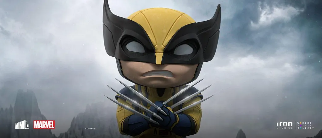 Figurine MiniCo Wolverine Jaune Deadpool Iron Studios 13cm Collectible - 8