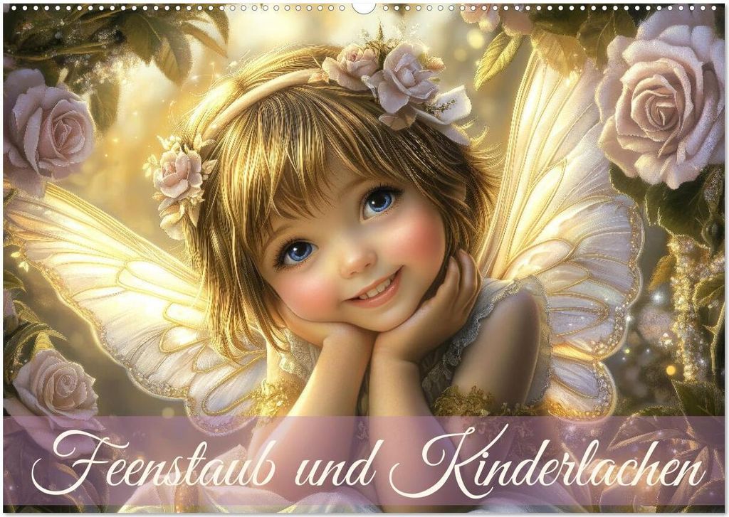 Feenstaub und Kinderlachen (Wandkalender 2026 DIN A2 quer), CALVENDO Monatskalender