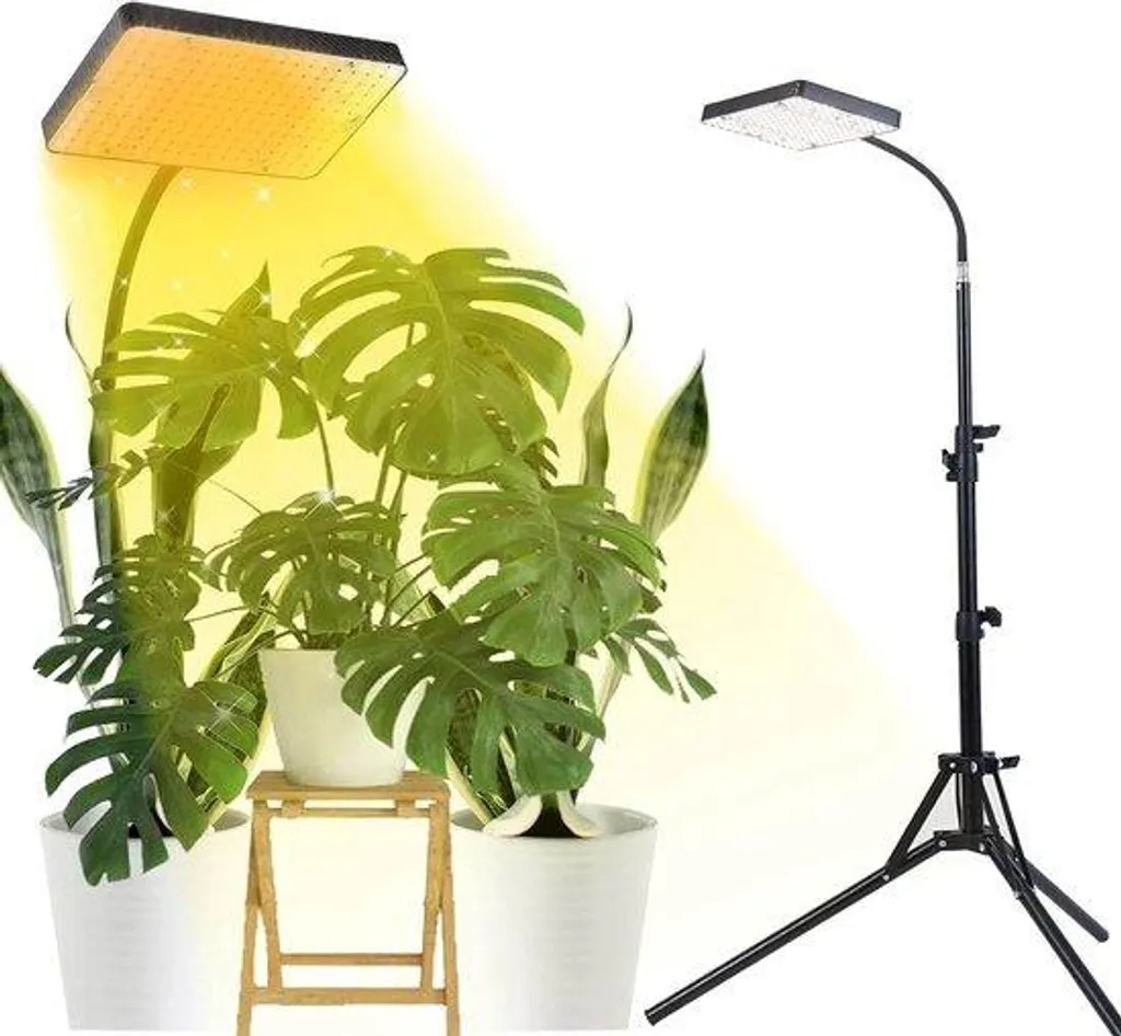 Lampe LED pour plantes 200W avec pied : sauvez vos plantes du manque de lumière