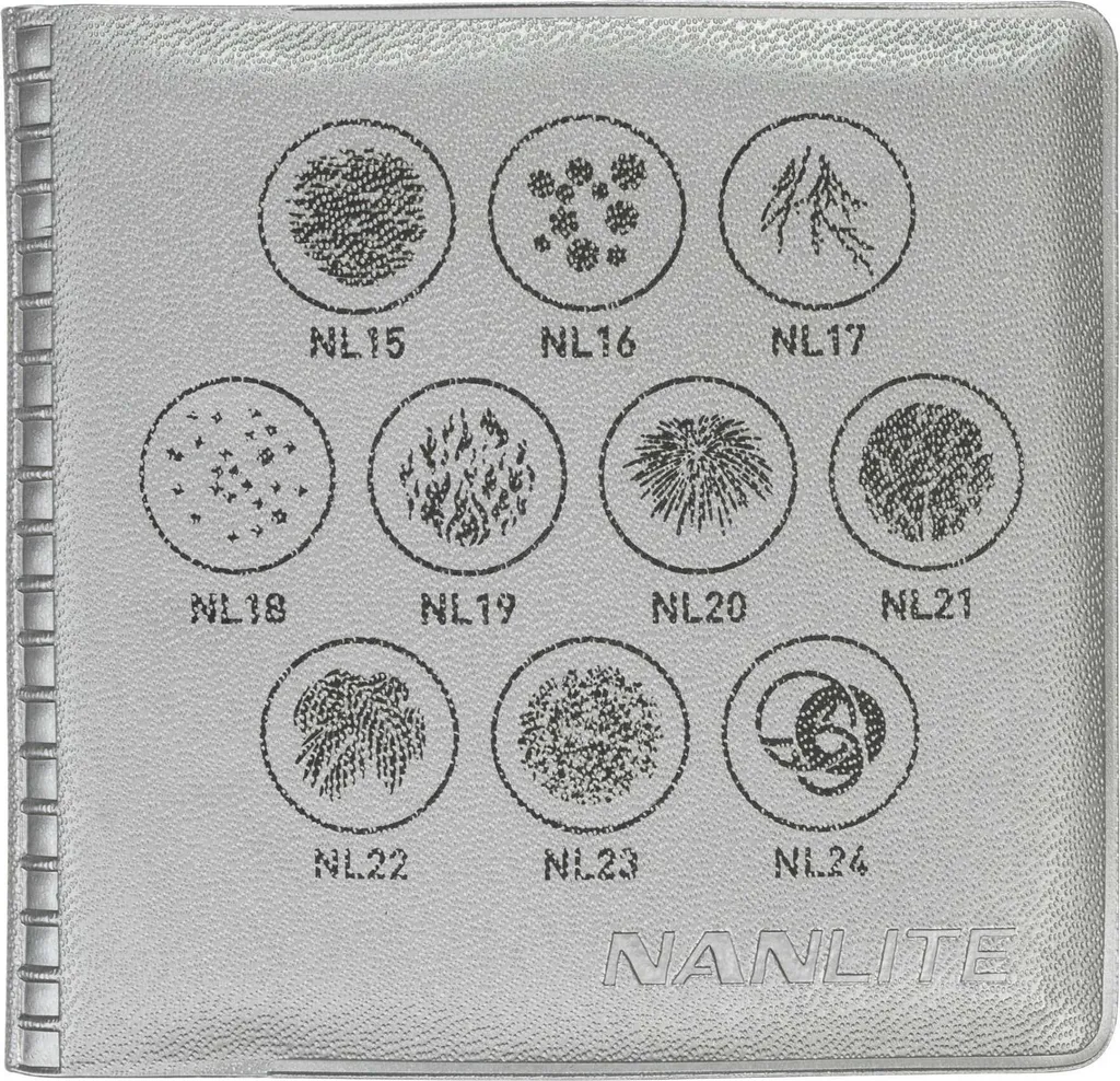 Nanlite Gobo-Set 2 Créer des Textures de Fond pour Portrait et Vidéo