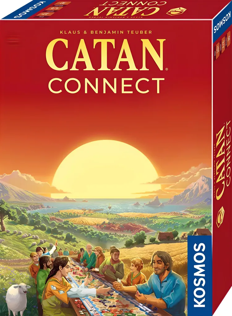 CATAN Connect avec Pions Magnétiques et Plateau Vertical de Voyage