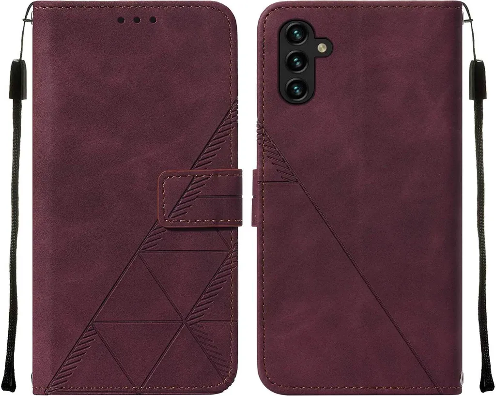 Custodia Samsung Galaxy A13 5G Rosso Goffrato | Accessorio di Classe