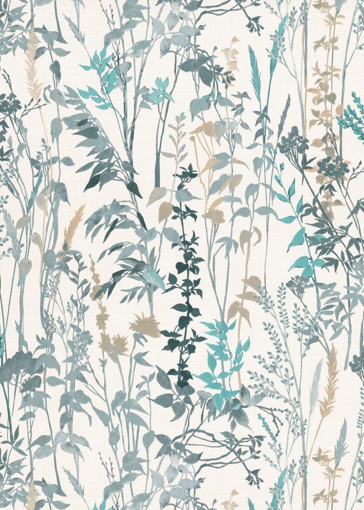 Vliesová tapeta 10258-18 Casual Chique leaves tyrkysová Obrázok produktu 