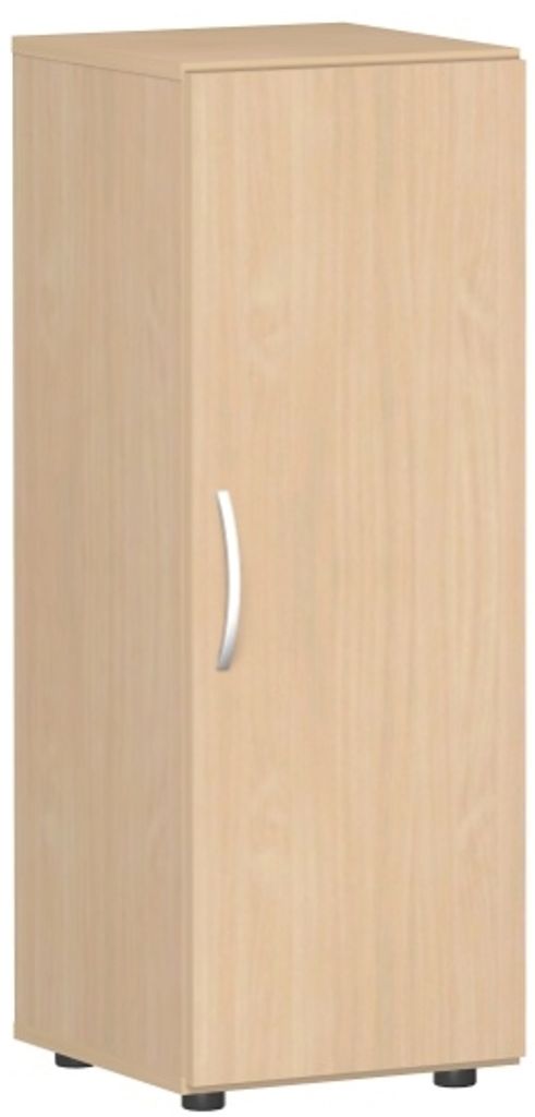 Geramöbel Flügeltürenschrank mit Standfüßen, Griff links oder rechts, inkl. Türdämpfer, nicht abschließbar, 400x420x1104, Buche/Buche, S-34...