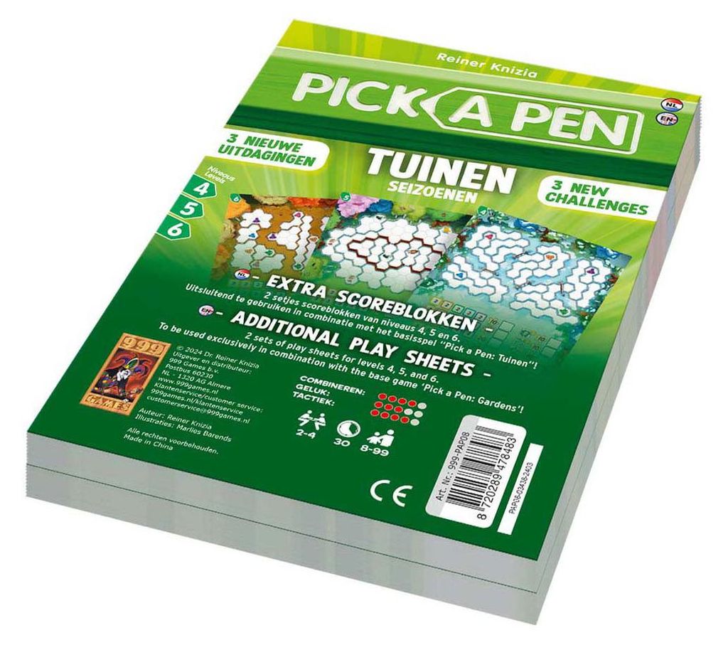 999 Games 999 Games Pick a Pen Gardens: Seasons Level 4,5,6 Punkteblöcke, 2 Stk.