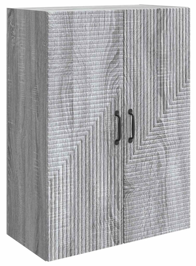 Wandschrank Grau Sonoma 66 x 34,5 x 90 cm Holzwerkstoff