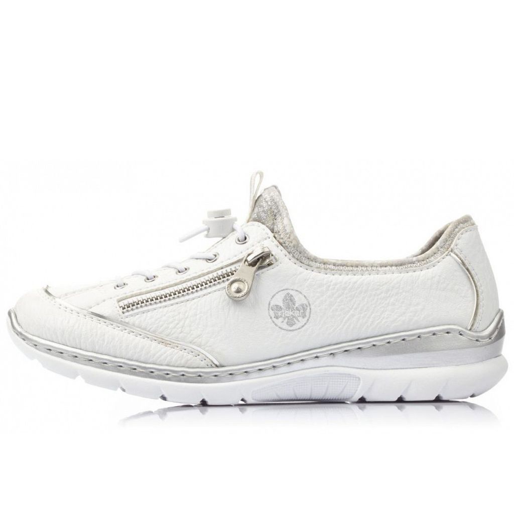 Rieker L32P2-80 - Rieker Sneaker Weiss Rieker Farbe: weiß, Größe: 39,